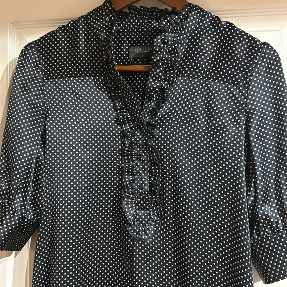 Sanctuary 100% Silk Polka Dot Mini Dress - Picture 12 of 12